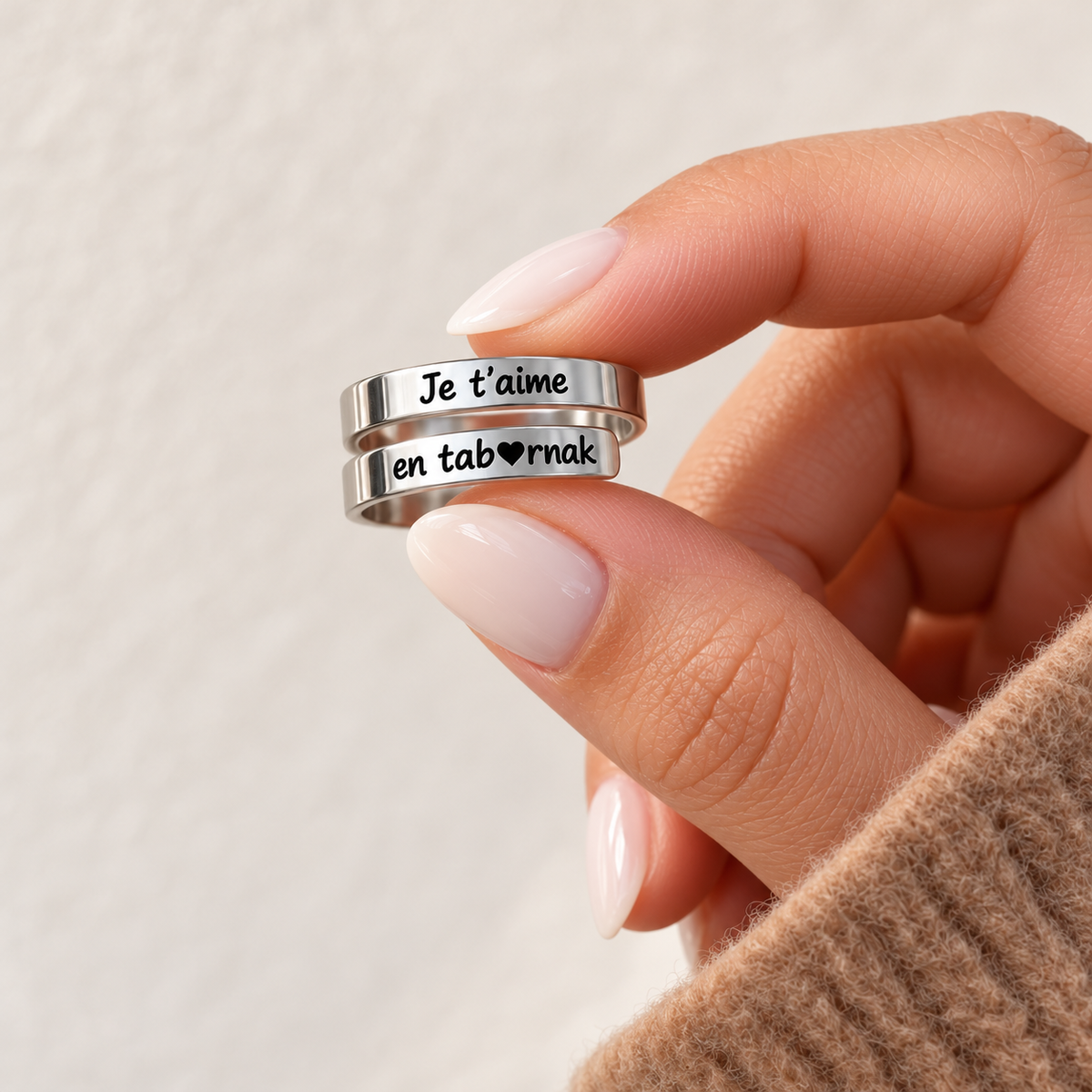BAGUE JE T'AIME EN TAB♥RNAK