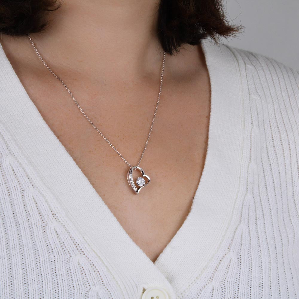 À MA FILLE – COLLIER CŒUR