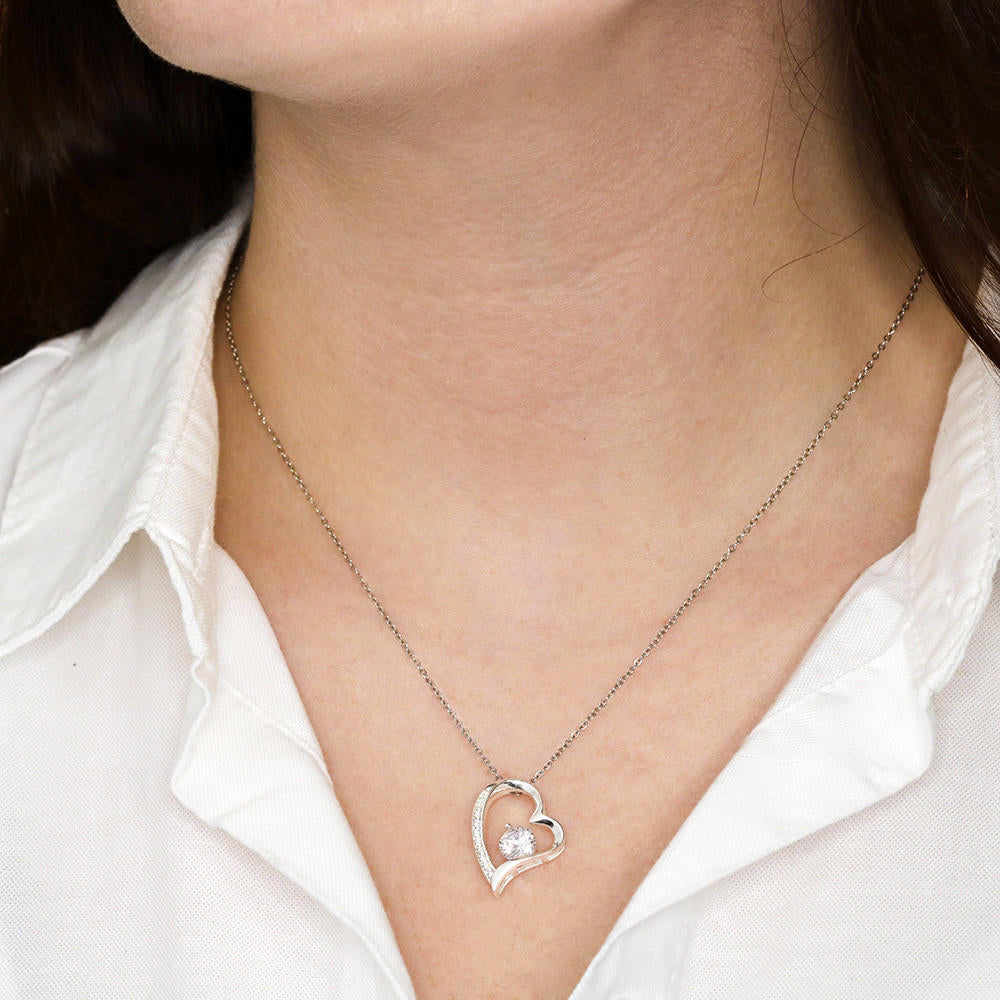 À MA FILLE – COLLIER CŒUR